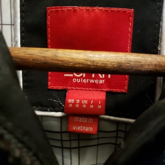 Esprit Black Quilted Barn Jacket Full Zip NWOT - Picture 8 of 10